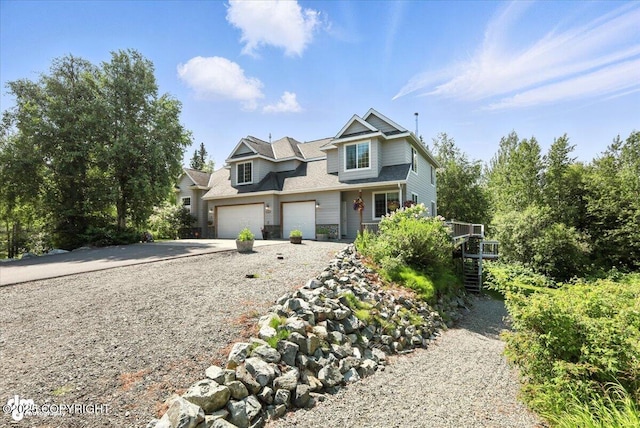 2436 N Hope Cir, Palmer, AK 99645 - traditional-style home with concrete driveway and a garage