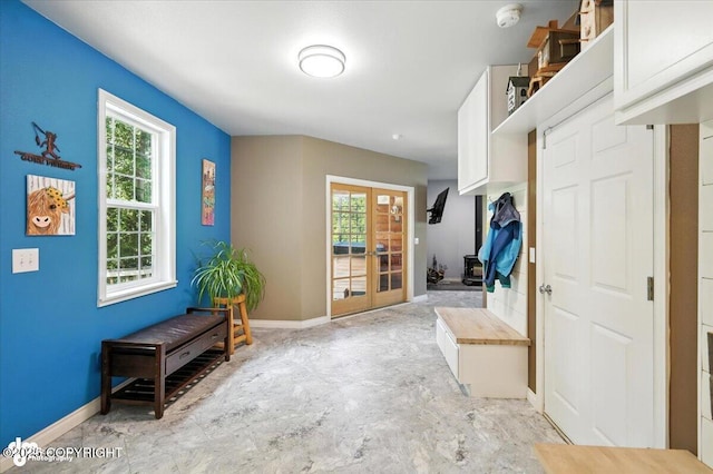 2436 N Hope Cir, Palmer, AK 99645 - mudroom with healthy amount of natural light and french doors