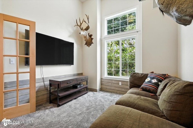 2436 N Hope Cir, Palmer, AK 99645 - carpeted living room with healthy amount of natural light