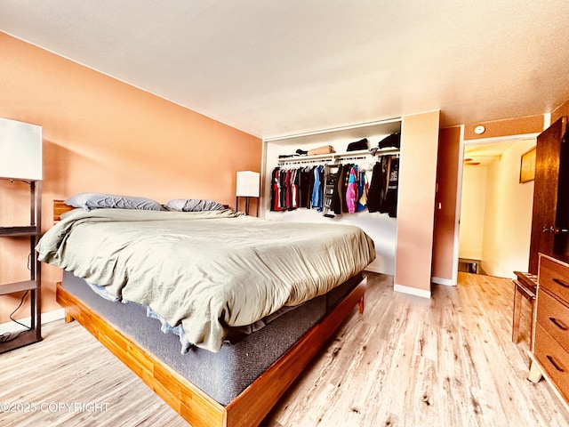 2703 David St, Juneau, AK 99801 - bedroom featuring wood finished floors and a closet