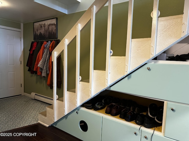 2703 David St, Juneau, AK 99801 - stairs featuring baseboard heating