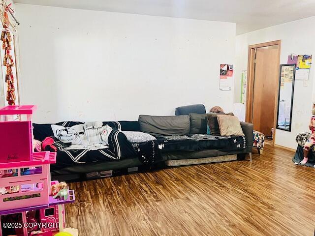 515 Maple Ave, Kodiak, AK 99615 - living area with wood finished floors