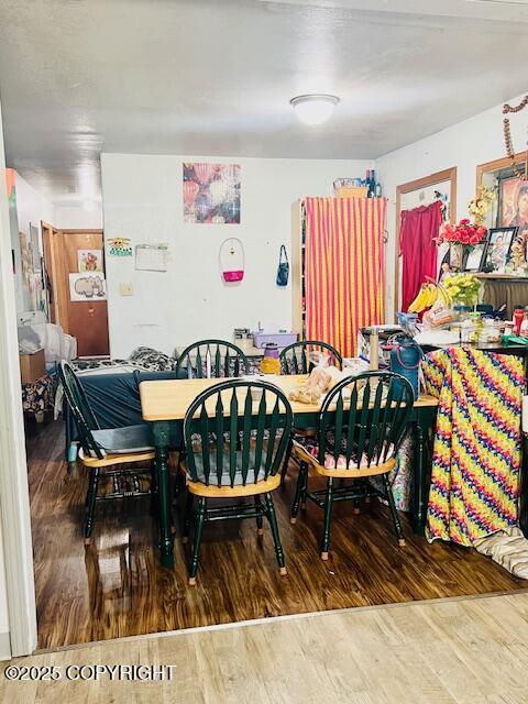 515 Maple Ave, Kodiak, AK 99615 - dining room with wood finished floors