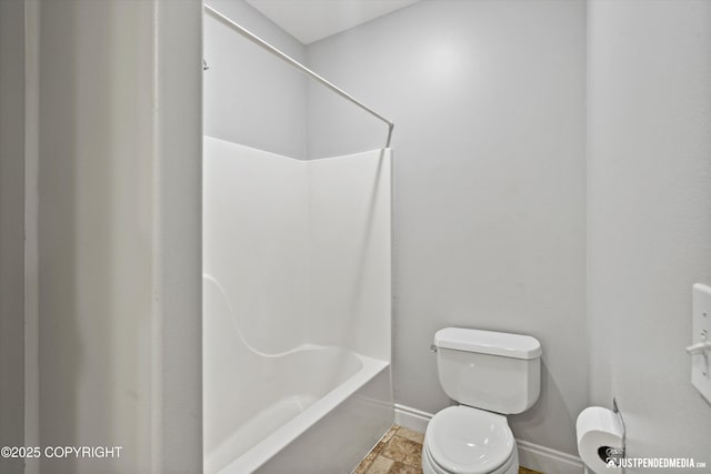 3827 E Country Field Cir, Wasilla, AK 99654 - full bathroom featuring toilet and washtub / shower combination