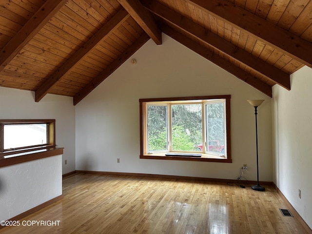 9238 Emily Way, Juneau, AK 99801 - unfurnished room with hardwood / wood-style flooring and wood ceiling
