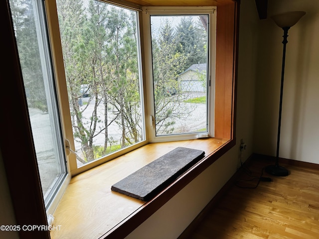 9238 Emily Way, Juneau, AK 99801 - detailed view of wood finished floors and baseboards