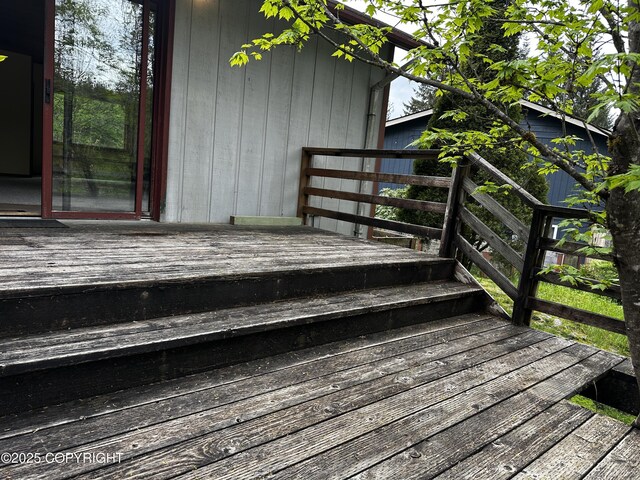 9238 Emily Way, Juneau, AK 99801 - view of wooden terrace