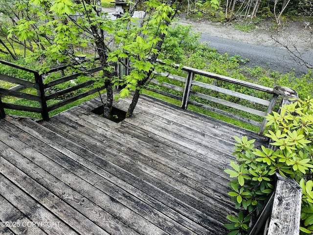 9238 Emily Way, Juneau, AK 99801 - view of wooden deck