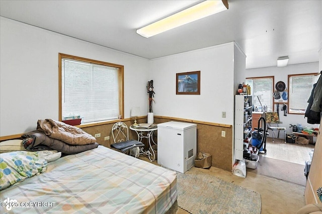 63735 Caribou Ln, Hope, AK 99605 - carpeted bedroom featuring refrigerator