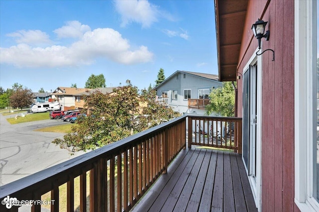 18723 N Lowrie Loop, Eagle River, AK 99577 - deck featuring a residential view