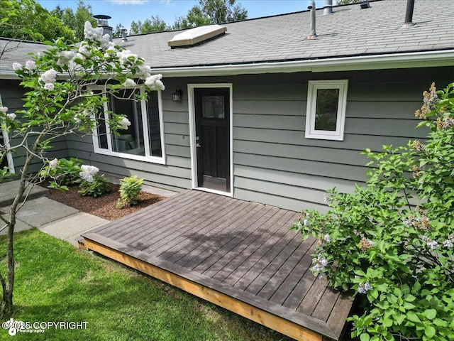 12220 Shiloh Rd, Anchorage, AK 99516 - view of wooden terrace