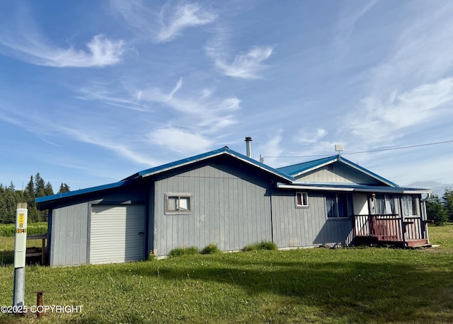 24220 Sterling Hwy, Ninilchik, AK 99639 - rear view of property with a yard