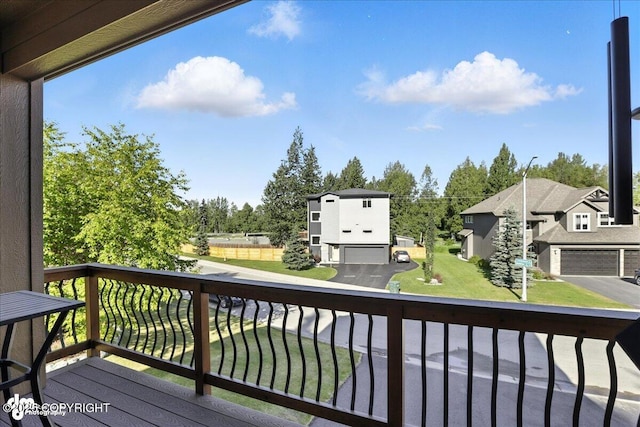 1677 Circlewood Dr, Anchorage, AK 99516 - deck with a residential view and a yard