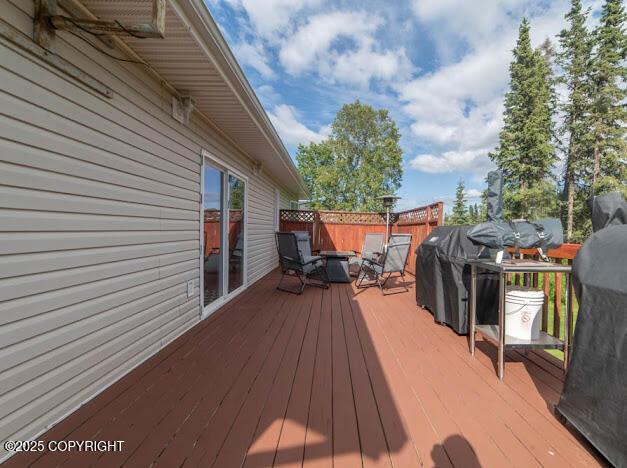 1207 Portside Dr, Kenai, AK 99611 - view of deck
