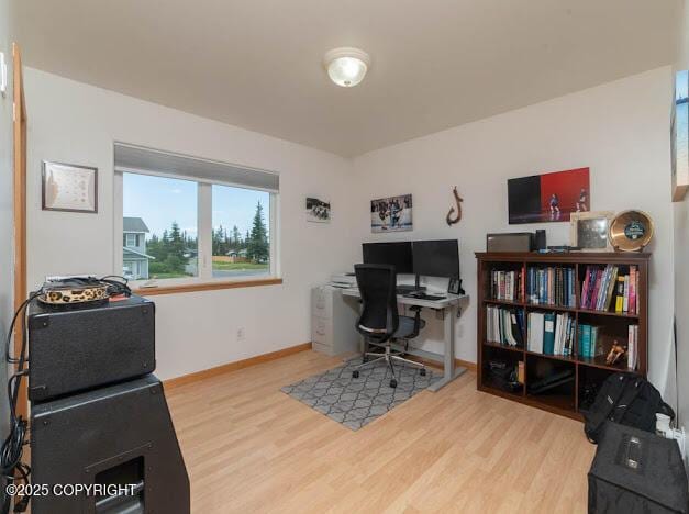 1207 Portside Dr, Kenai, AK 99611 - office space featuring wood finished floors and baseboards