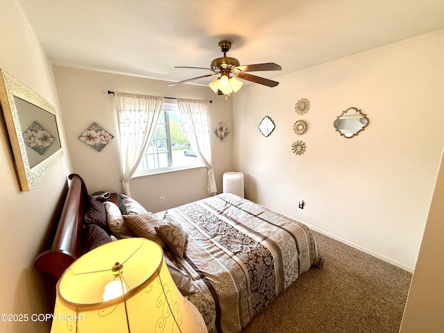 3920 Red Talon Dr, Anchorage, AK 99507 - carpeted bedroom featuring ceiling fan