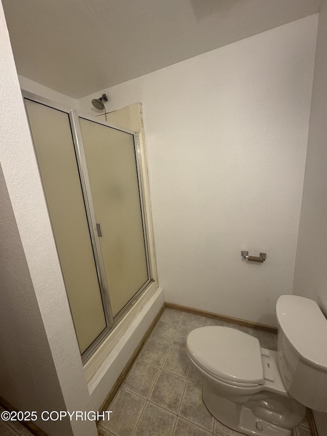 21577 Evelyn May St, Kasilof, AK 99610 - full bath featuring a shower stall and tile patterned flooring
