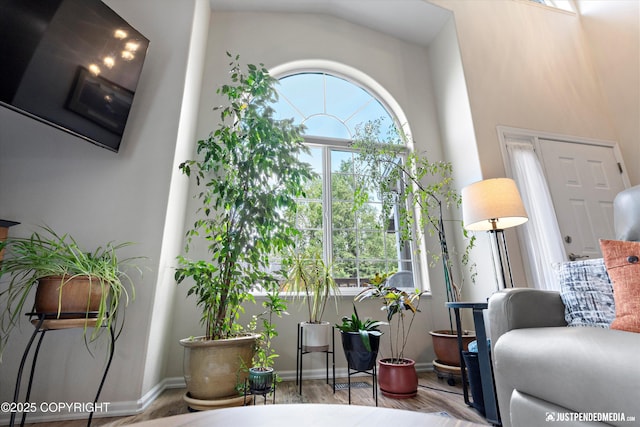 2943 Kingfisher Dr, Anchorage, AK 99502 - sitting room featuring baseboards