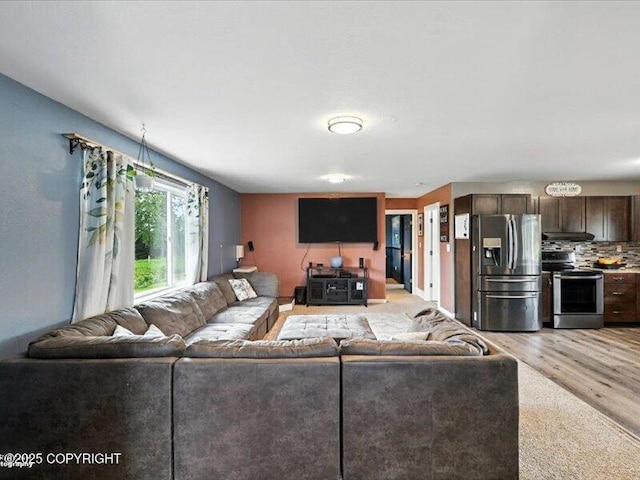 72155 Shannon Rd, Anchor Point, AK 99556 - living room with light wood-type flooring