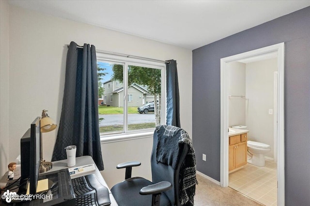 2608 Lauren Creek Loop # 4, Anchorage, AK 99507 - home office with baseboards