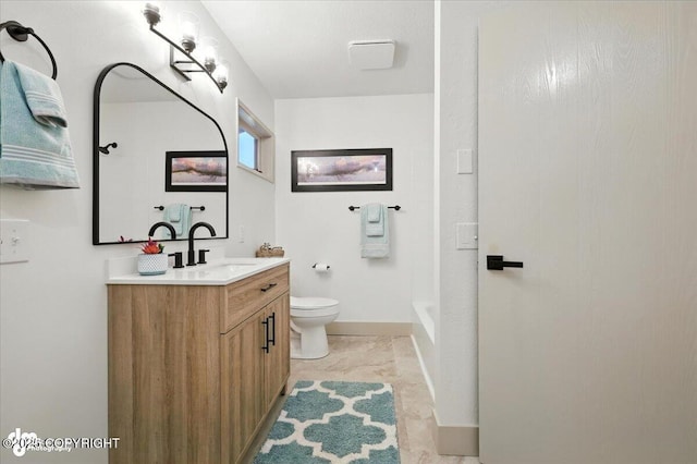 3291 N Edgewater Dr, Wasilla, AK 99623 - bathroom with vanity and tub / shower combination