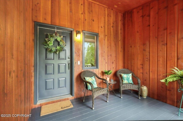 3291 N Edgewater Dr, Wasilla, AK 99623 - view of exterior entry with covered porch