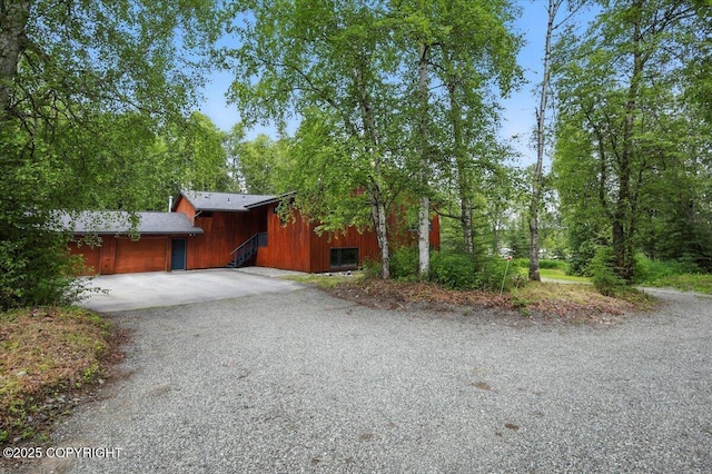 3291 N Edgewater Dr, Wasilla, AK 99623 - garage with concrete driveway