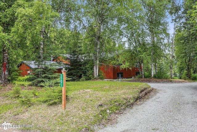 3291 N Edgewater Dr, Wasilla, AK 99623 - view of yard featuring an outdoor structure