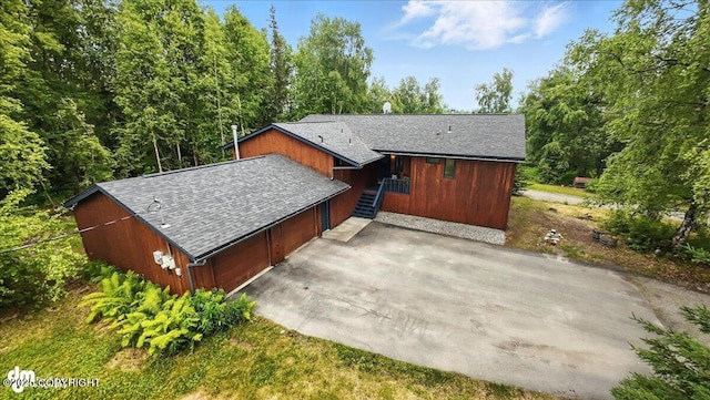 3291 N Edgewater Dr, Wasilla, AK 99623 - back of house with an outbuilding
