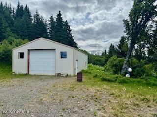 28180 Coastal Vista Cir, Anchor Point, AK 99556 - view of detached garage