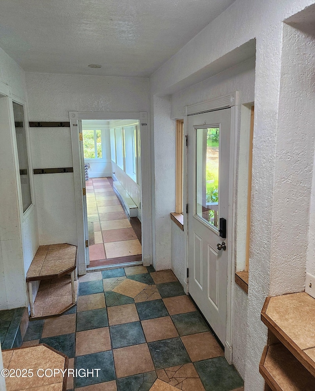 3043 Lakeview Dr, Kodiak, AK 99615 - entryway featuring a textured wall and a textured ceiling