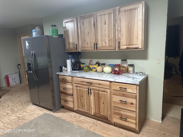 52193 Marlene Ave, Nikiski/North Kenai, AK 99611 - kitchen with stainless steel fridge with ice dispenser