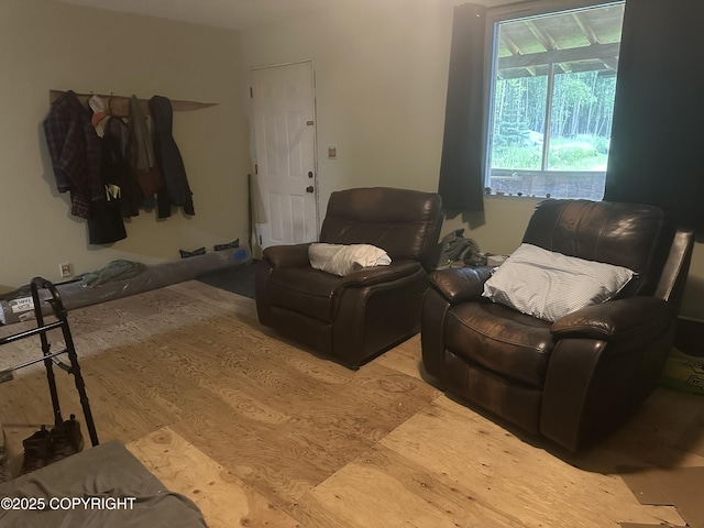 52193 Marlene Ave, Nikiski/North Kenai, AK 99611 - sitting room with wood finished floors