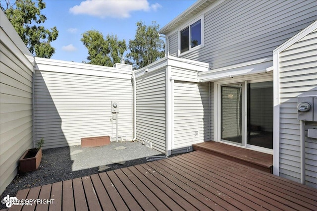 3298 Montpelier Ct Unit 12F, Anchorage, AK 99503 - view of wooden terrace
