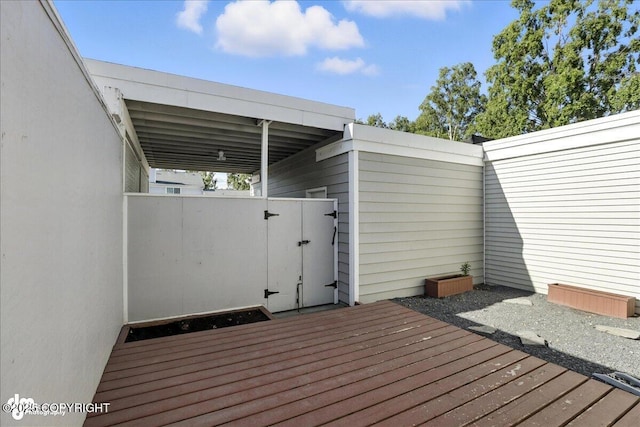 3298 Montpelier Ct Unit 12F, Anchorage, AK 99503 - view of deck