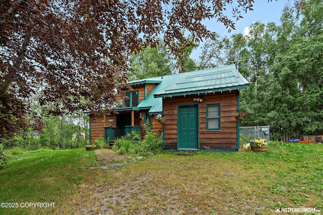 7409 S Timberview Dr, Wasilla, AK 99623 - view of outdoor structure featuring covered porch