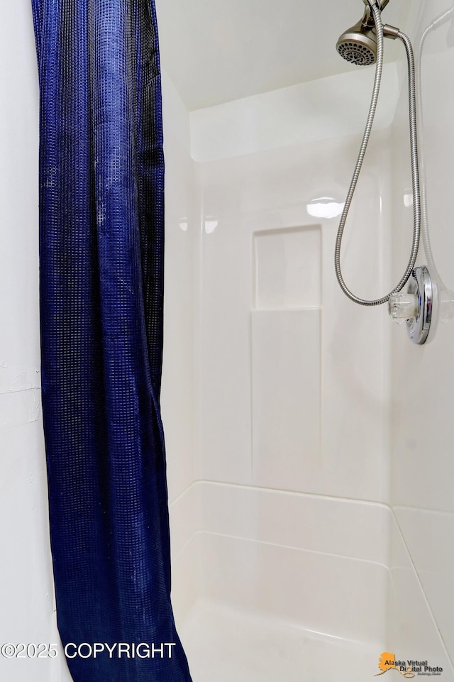 124 E 7th Ave, Anchorage, AK 99501 - bathroom with curtained shower
