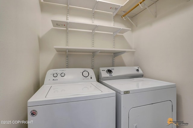 6314 Whispering Loop # 30A, Anchorage, AK 99504 - laundry area with washing machine and dryer
