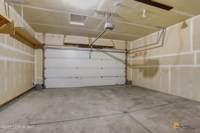 6314 Whispering Loop # 30A, Anchorage, AK 99504 - garage with a garage door opener