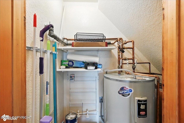 34494 Grizzly Ln, Sterling, AK 99672 - utility room with electric water heater