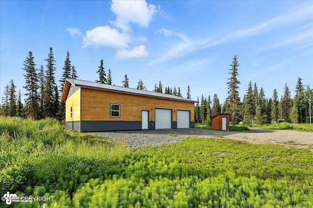 23634 Kasilof River Cir, Kasilof, AK 99610 - view of detached garage