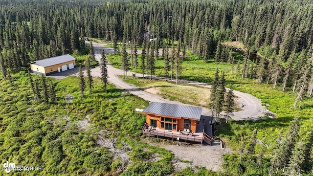 23634 Kasilof River Cir, Kasilof, AK 99610 - view from above of property featuring a heavily wooded area