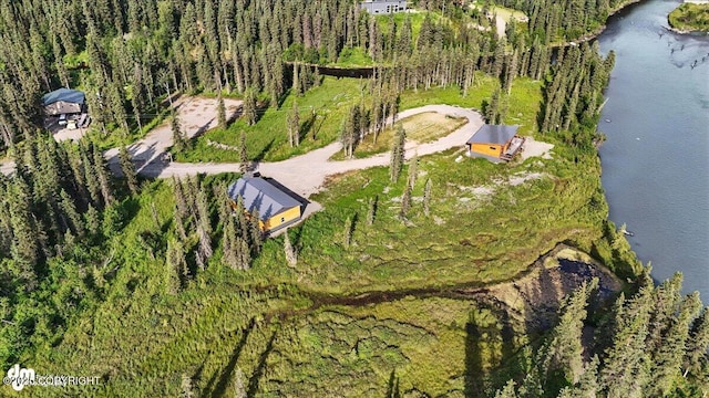 23634 Kasilof River Cir, Kasilof, AK 99610 - aerial view of property's location with a nearby body of water