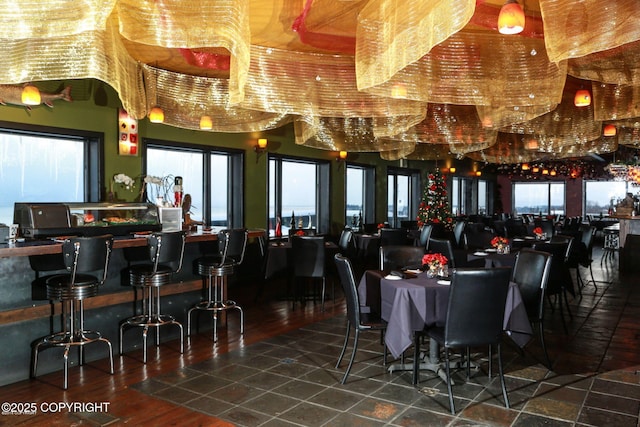 59217 E E End Rd, Homer, AK 99603 - dining room featuring a community bar