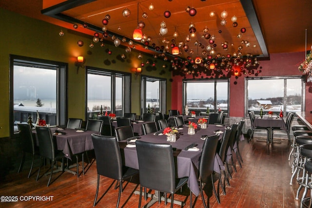 59217 E E End Rd, Homer, AK 99603 - dining room with wood-type flooring