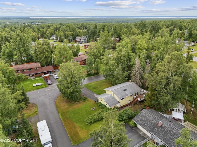10711 Colville St, Eagle River, AK 99577 - drone / aerial view of a heavily wooded area