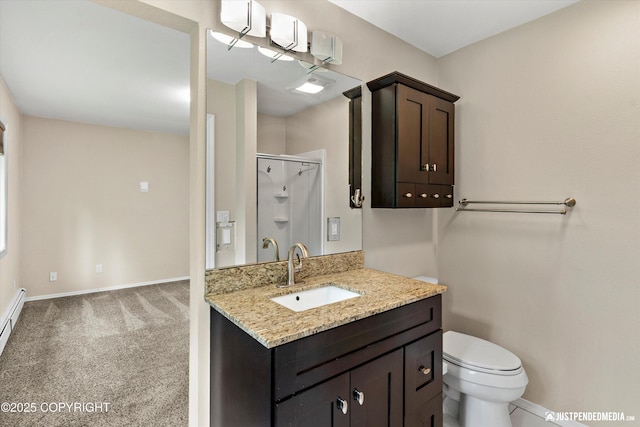 15201 Pollock Dr, Anchorage, AK 99516 - full bathroom featuring a shower stall and vanity