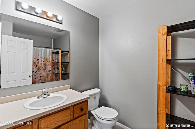 2666 Lauren Creek Loop # 23, Anchorage, AK 99507 - bathroom featuring vanity and a shower with shower curtain