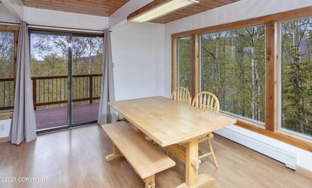 8011 Stewart Mountain Dr, Eagle River, AK 99577 - sunroom / solarium featuring baseboard heating