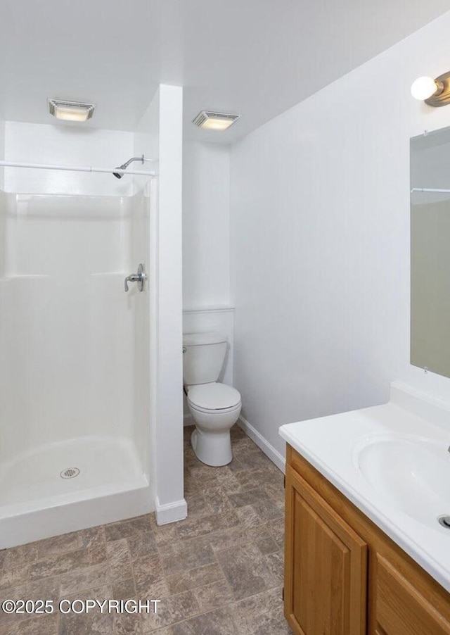 8011 Stewart Mountain Dr, Eagle River, AK 99577 - full bath featuring vanity and a shower